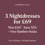 3 Bamboo Nightie - Stay Dry All Night