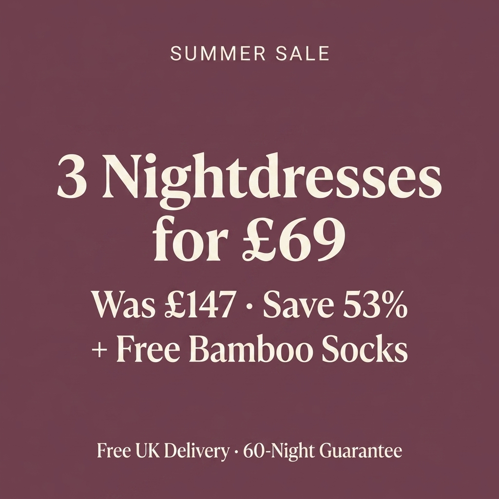3 Bamboo Nightie - Stay Dry All Night